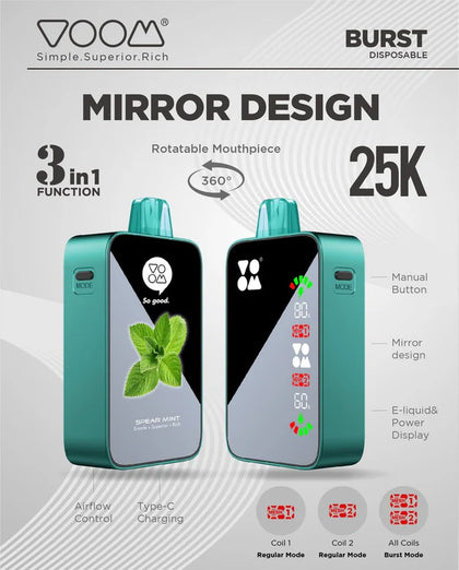 Voom Burst (50Mg) 25000 Puffs Disposable