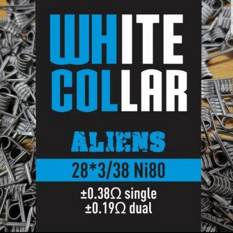 White Collar Coils - Aliens (Blue)